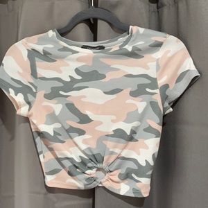 Camp crop top